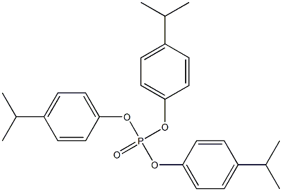 Struttura del fosfato di Isopropylphenyl